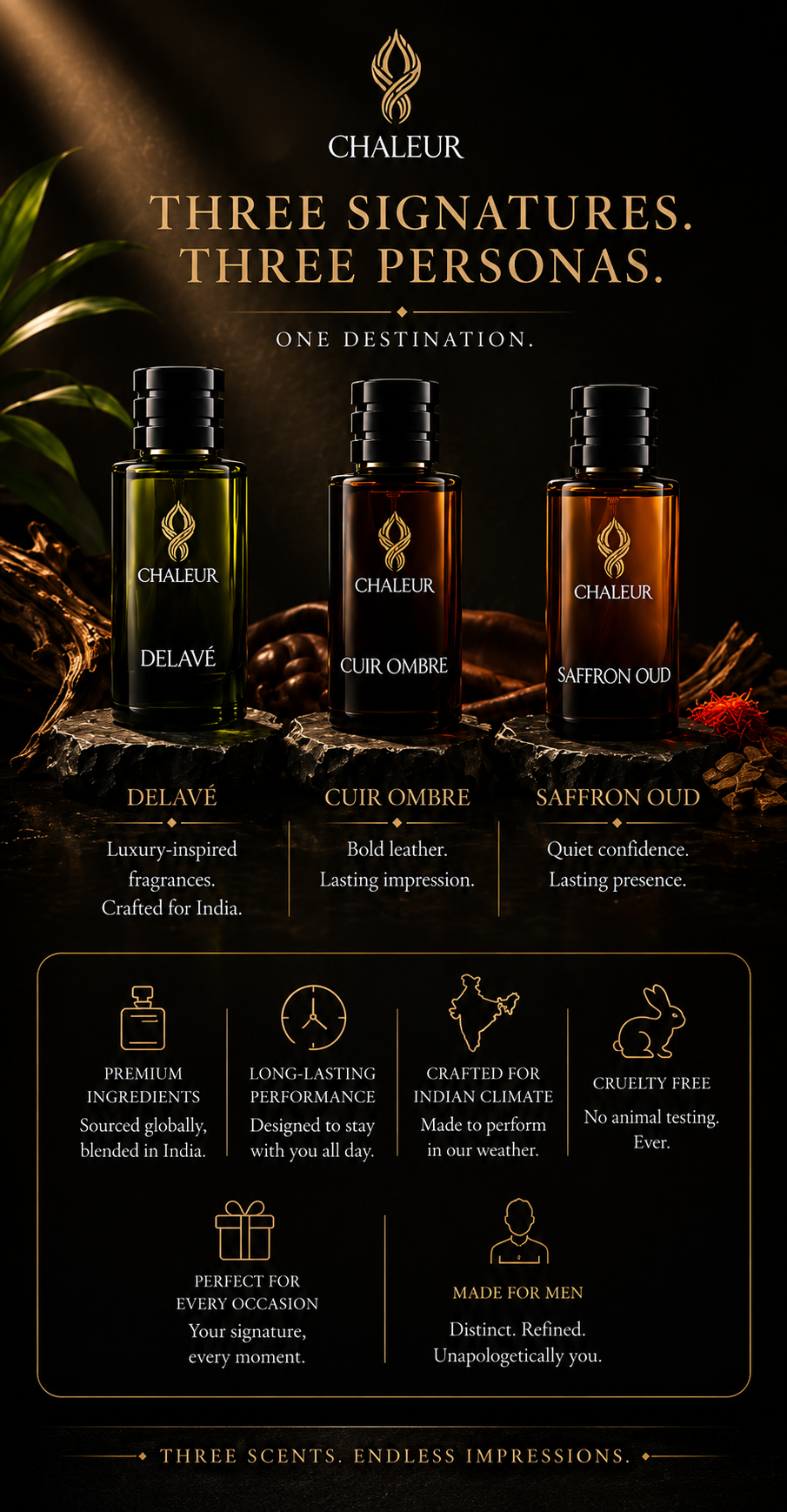 Premium Perfumes for Men | Chaleur